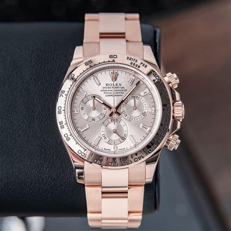 daytona oro rosa baguette|Rolex Daytona 116505 .